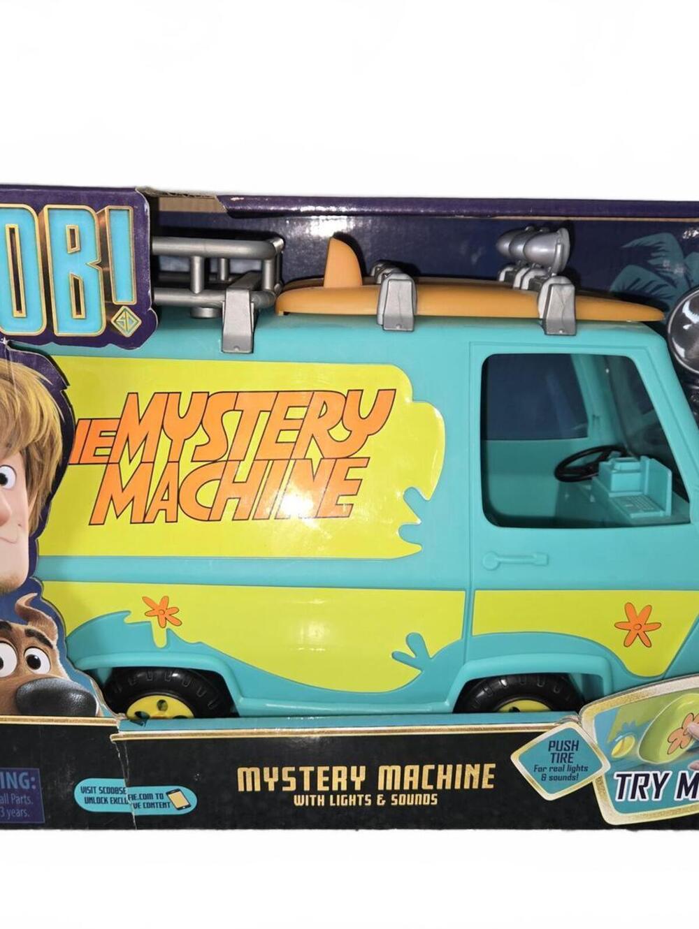 Scoob! Movie Mystery Machine Toy Van Lights & Sounds / Scooby-Doo / Sealed